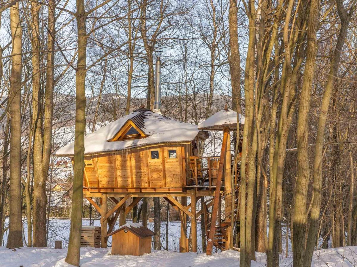 Treehous Sneznik S Wellness Hotell Dolní Morava Exteriör bild