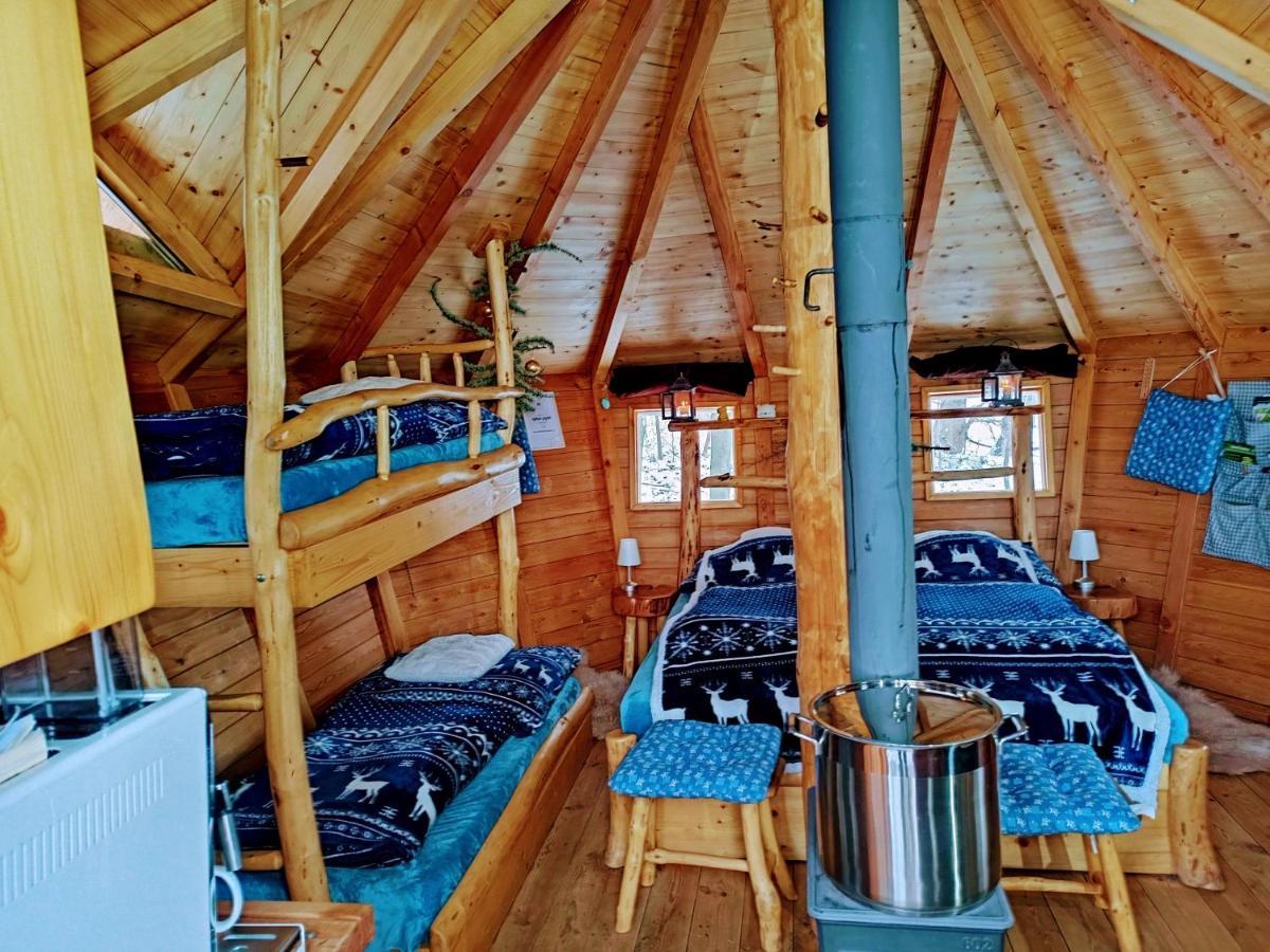 Treehous Sneznik S Wellness Hotell Dolní Morava Exteriör bild